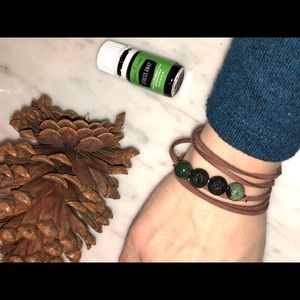 Essential Oil Diffuser Wrap Bracelet / Handmade